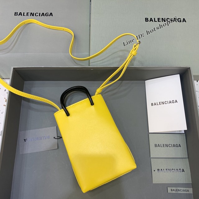 Balenciaga專櫃爆款mini手提購物袋 巴黎世家新潮迷你手機包 fyj1587